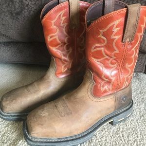 ariat steel toe boots (unisex)